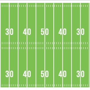 Football Field Edible Paper Cake Wrap