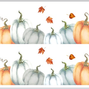 Pumpkin Patch Edible Cake Wraps