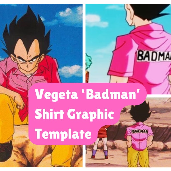 Vegeta Badman Shirt - Etsy