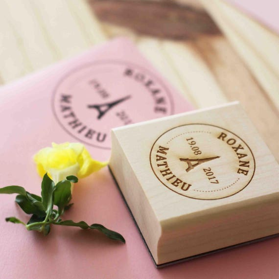 Tampon Paris Tour Eiffel Etsy