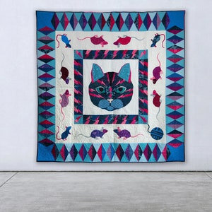 Flash Cat Medallion Quilt- A Foundation Paper Pieced Quilt Pattern
