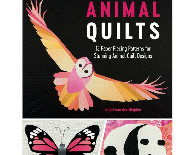 Animal Quilts 12 Paper Piecing Patterns for Stunning Animal - Etsy