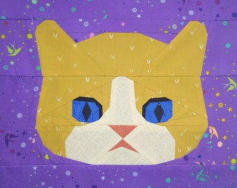 Grumpy Cat Foundation Paper Pieced Quilt Pattern