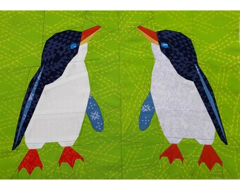 Modern Foundation Paper Pieced Animal Quilt By - 