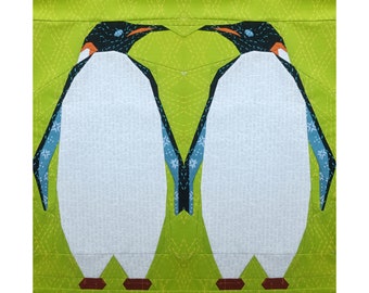 Emperor Penguin- A Foundation Paper Pieced Quilt Pattern