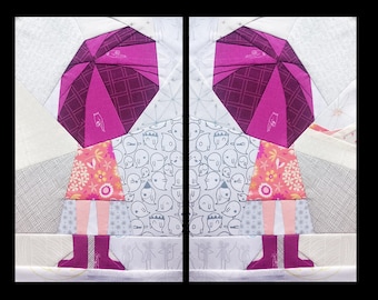 Standing in the Rain- A Foundation Paper Pieced Pattern Addendum