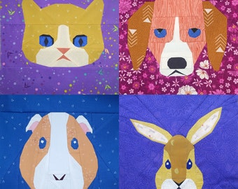 The Grumps Foundation Paper Pieced Pet Quilt Pattern Bundle