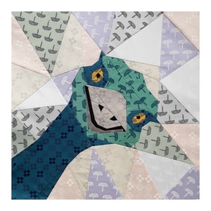 Emu 18 Inch Foundation Paper Pieced Quilt Pattern