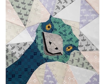 Emu 18 Inch Foundation Paper Pieced Quilt Pattern