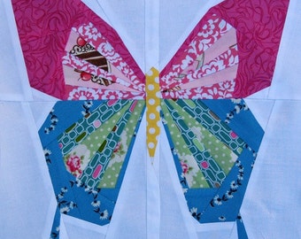 Butterfly Foundation Paper Pieced Quilt Pattern