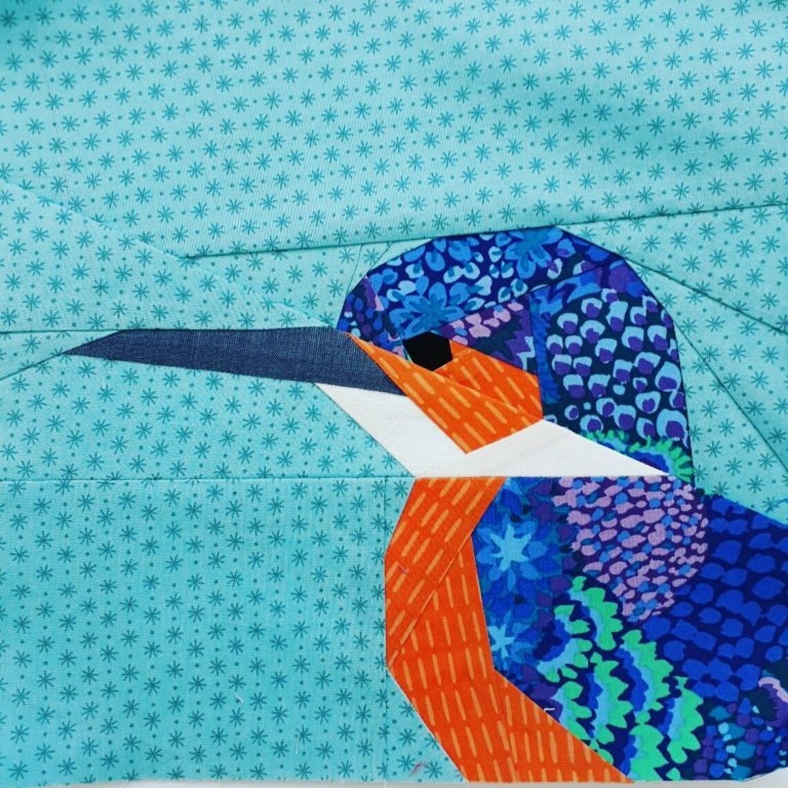 Kingfisher Quilt Pattern Etsy
