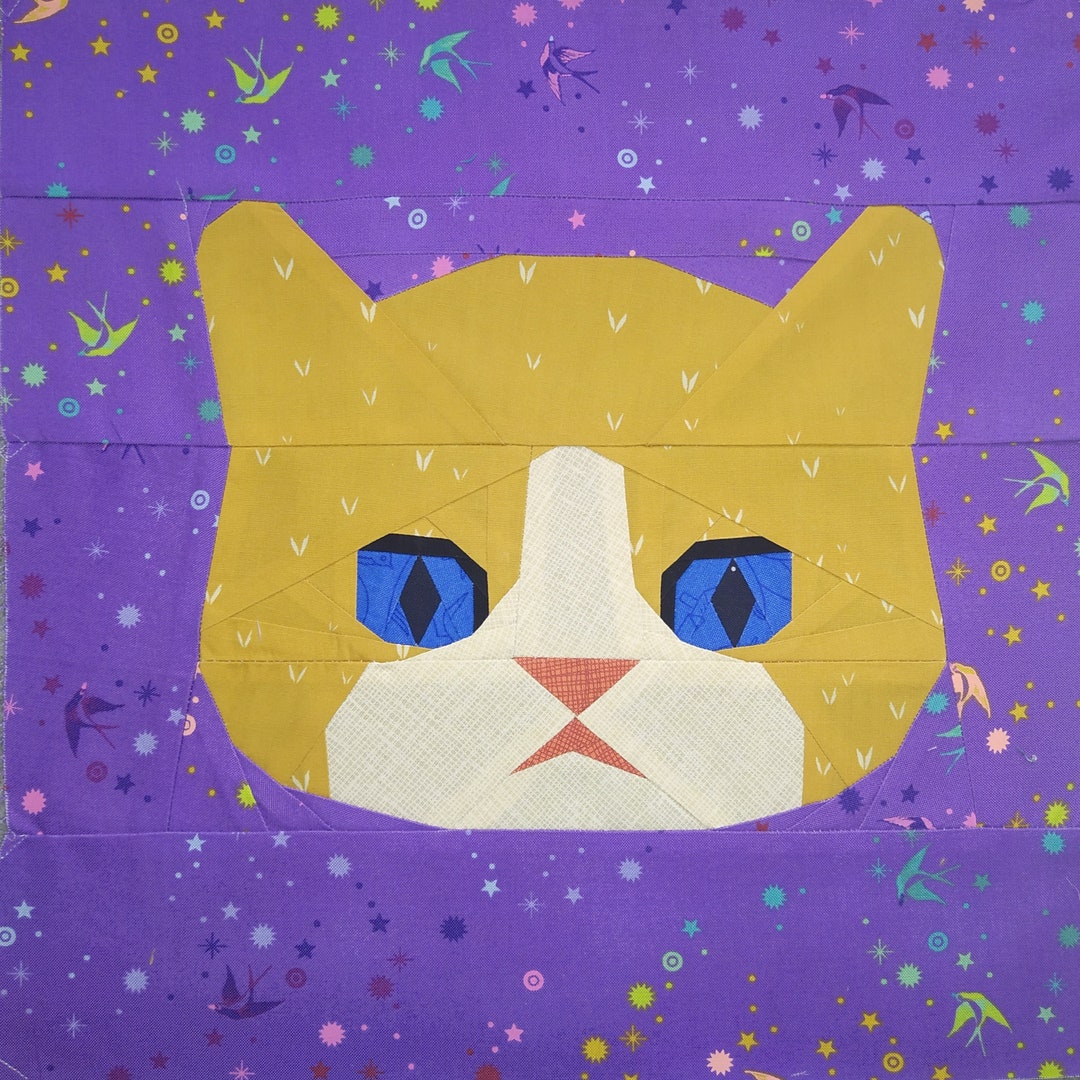 Grumpy Cat Foundation Paper Pieced Quilt Pattern Etsy