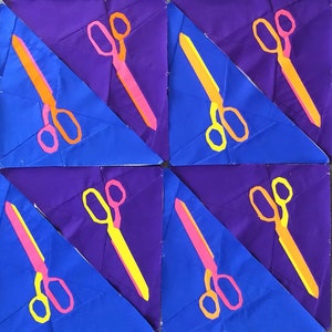 Scissor Foundation Paper Pieced Quilt Pattern Bundle - Etsy