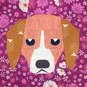 Grumpy Old Dog- A Foundation Paper Pieced Quilt Pattern