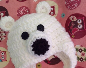 Polar Bear Baby Beanie