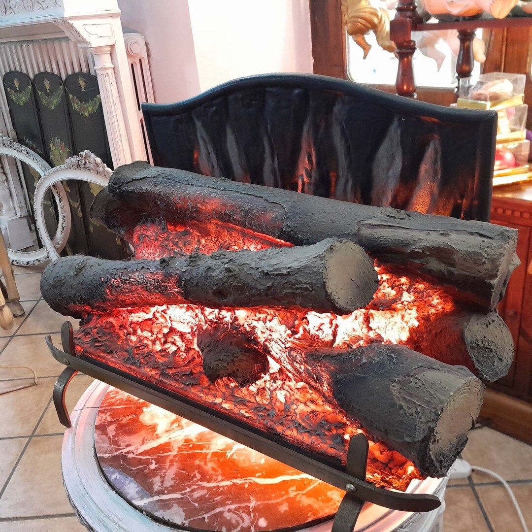 ELECTRIC VICTORIAN Fireplace 1950NO Heating European - Etsy
