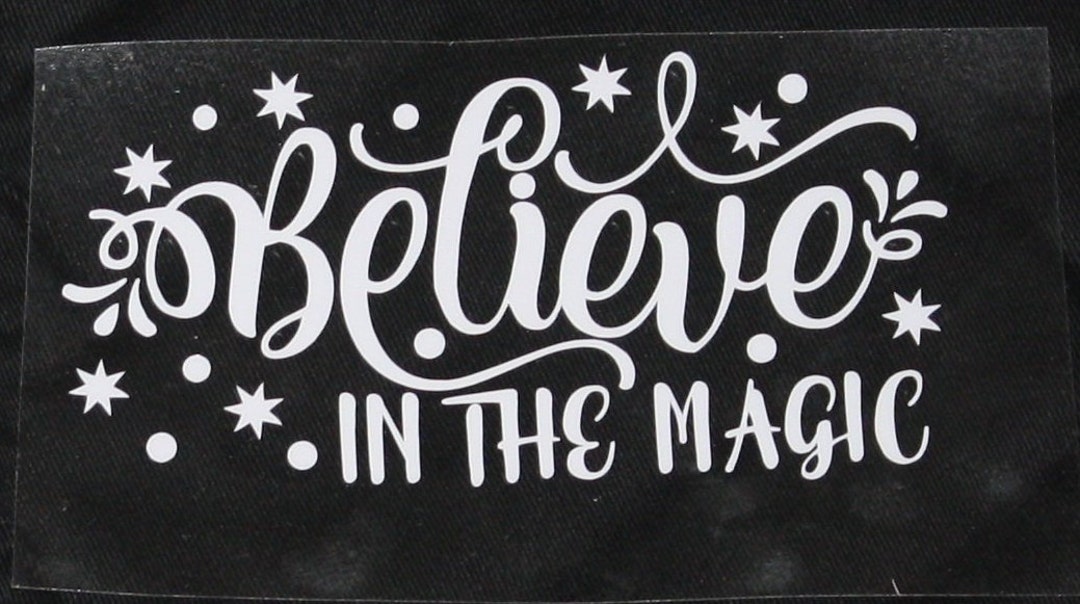 Christmas Vinyl Iron on Decal Do It Yourself Decal for Etsy