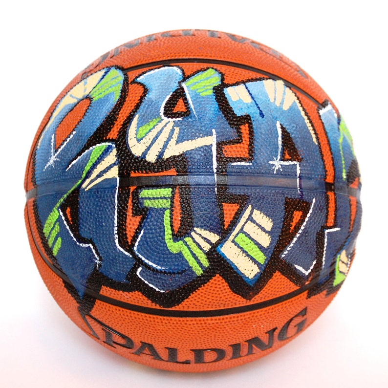 Personalized Basketball Custom Basketball Painted With Your Etsy