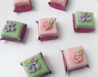 Marzipan Petit Fours
