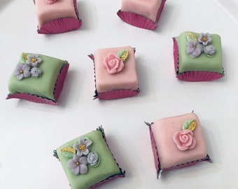 Marzipan Petit Fours