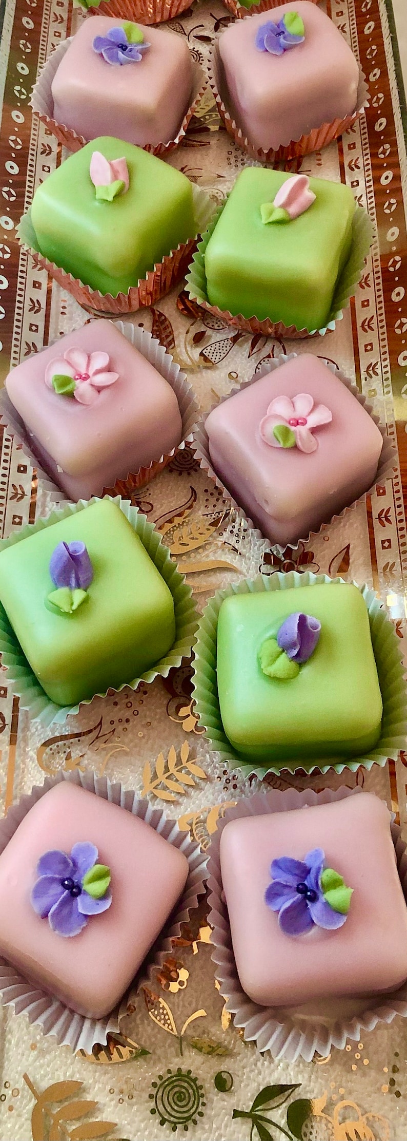 French Petits Four Glace Gift Box Etsy