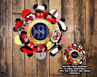 INSTANT DOWNLOAD Mediterranean Greek Isles inspired porthole wreath