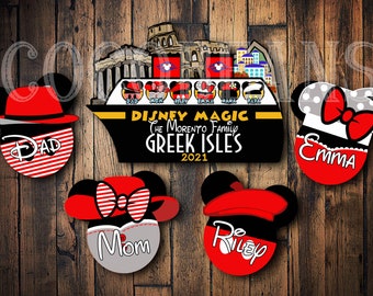 Custom Disney Cruise, Greek Isles, Greece, family magnet, Mediterranean Disney Cruise