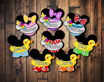 Custom Disney Cruise Mickey Magnets Mickey Mouse beach castaway cay swimsuit mickey
