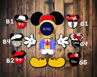 Custom Disney Cruise family magnet Spanish or Mediterranean Disney Cruise
