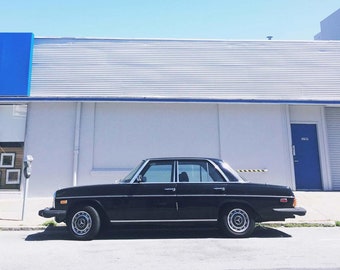 Hugo Print- black mercedes  8x8 print