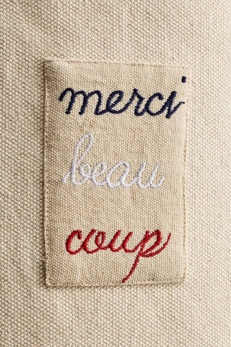 French Laundry Hamper canvas storage bin Etsy