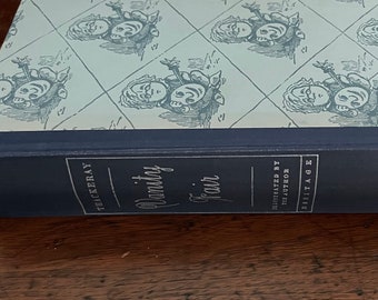 Vanity Fair the Book by Thackery in Slip Case Vintage 1940 Copyright