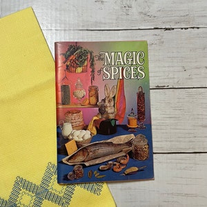 Vintage The Magic of Spices 1964 Cookbook Pamphlet Great Graphics