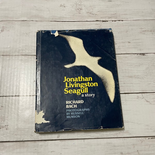 Jonathan Livingston Seagull by Richard D Bach 1970 First Edition HCDJ 36th Printing Vintage