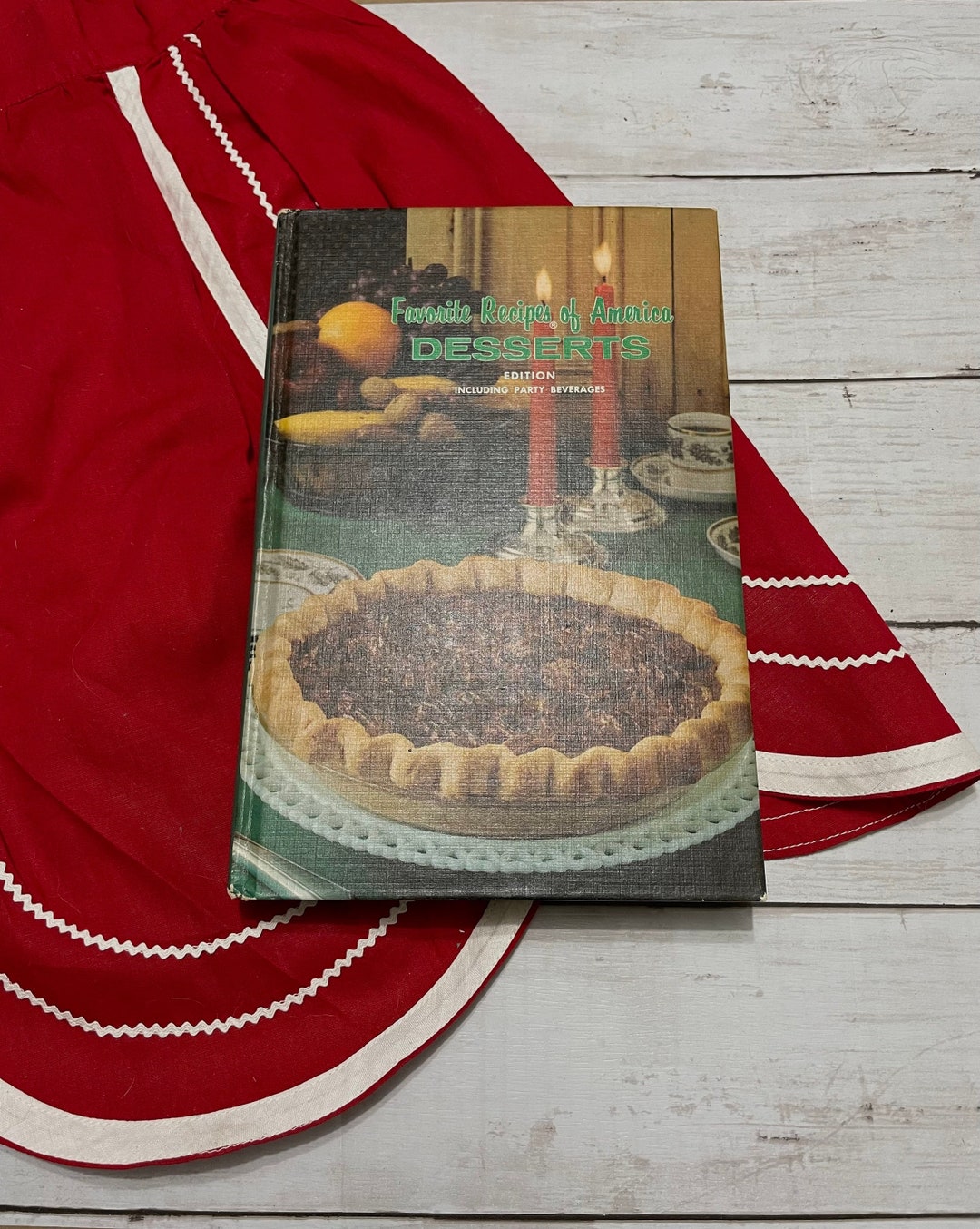 Vintage 1966 Favorite Recipes of America Dessert Cookbook Hardcover