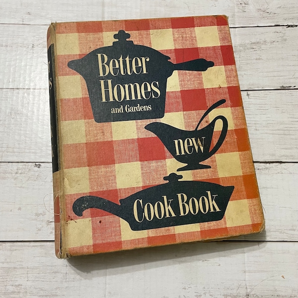 Vintage Better Homes & Gardens Nuovo raccoglitore per libri di cucina molto amato con aggiunte