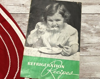 Vintage Refrigerator Recipes by Gas & Electric Co Baltimore 30s or 40s 15 pages Advertising