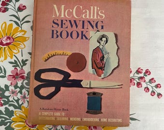 Vintage McCalls's Sewing Book 1963 Hardcover First Edition