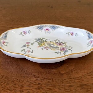 Vintage Coalport Fine Bone China Paradise Made in England Trinket or Ring Dish