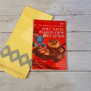 Vintage Pillsbury 15th Grand National Bake-Off Recipes Cookbook 1964 Booklet