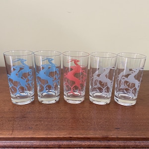 Gazelle Drinking Glasses - Etsy