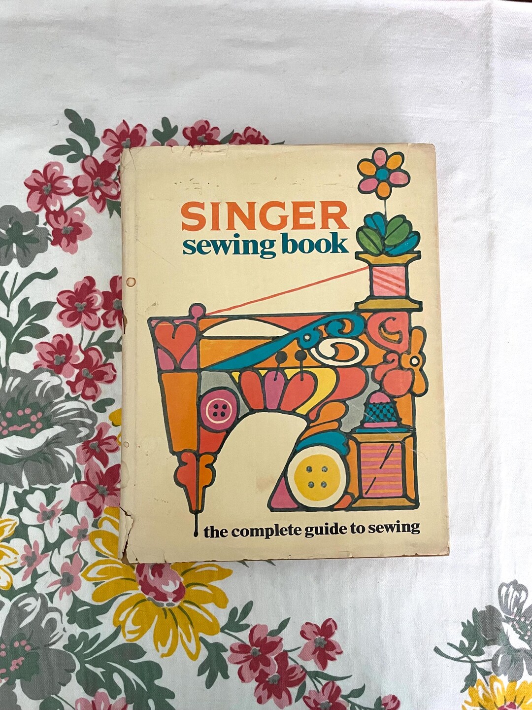 Singer Pattern Book Vintage Singer Sewing Book 1969 Dressmaking Upholstery Fitting Windows ...