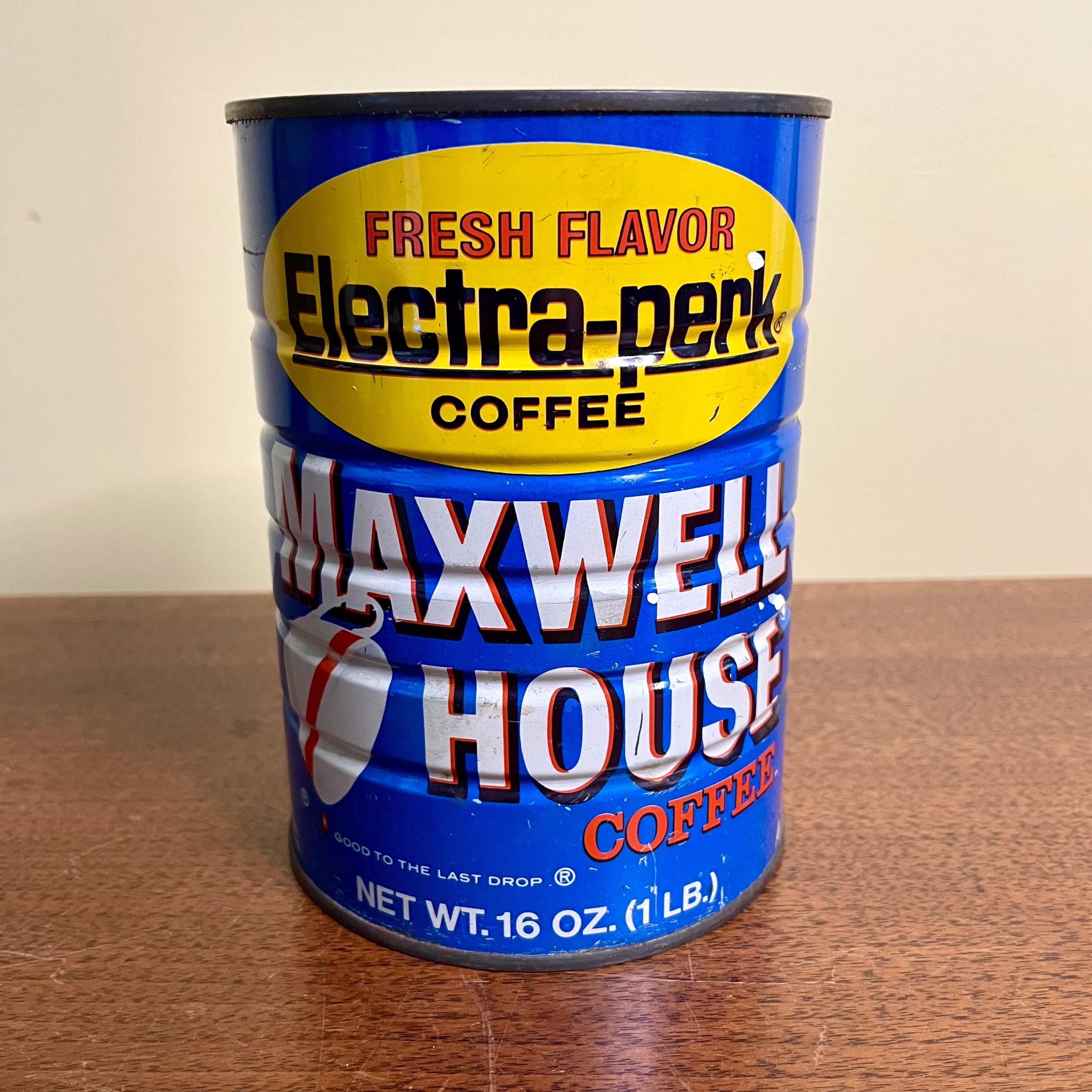 Vintage Maxwell House Coffee Tin - Etsy
