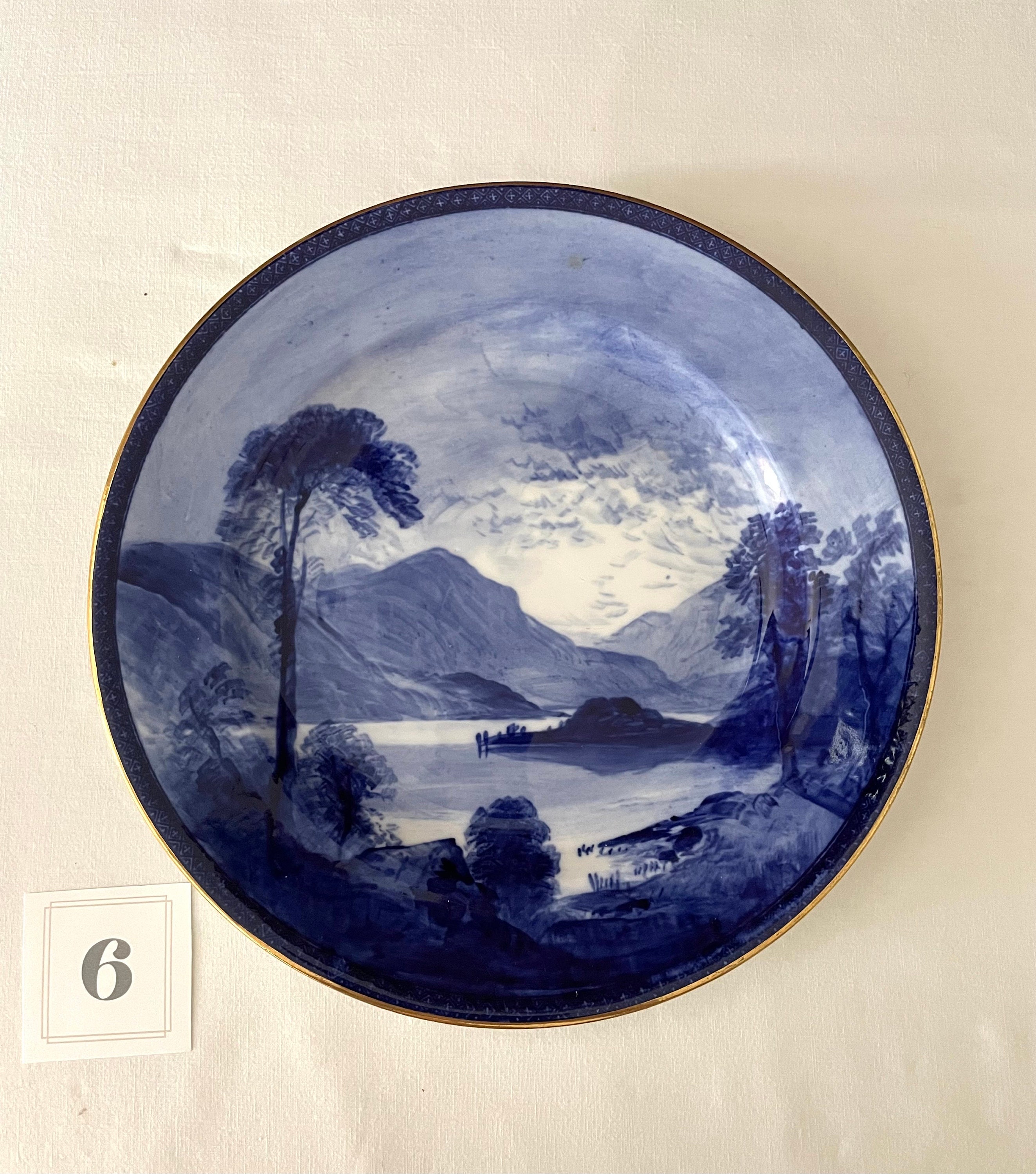 【1886年製作】【美品】スポード　コープランド　Mortlock　デザート皿 1886年製作】【美品】スポード コープランド Mortlock デザート皿