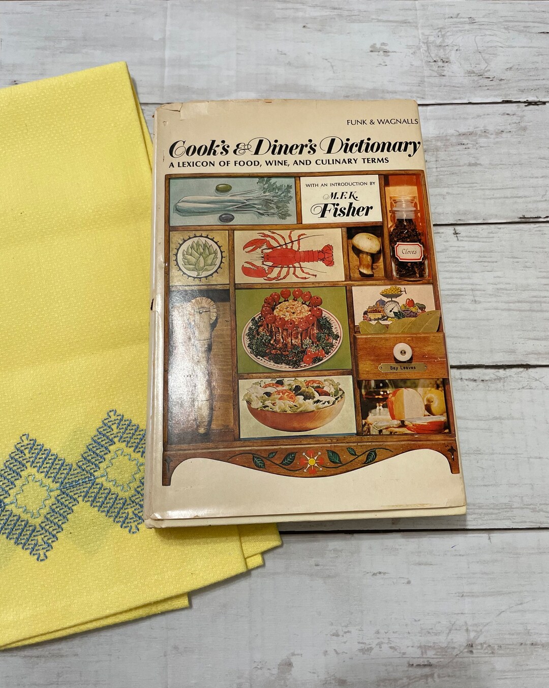 Vintage 1968 Cooks and Diners Dictionary a Lexicon of Culinary Terms