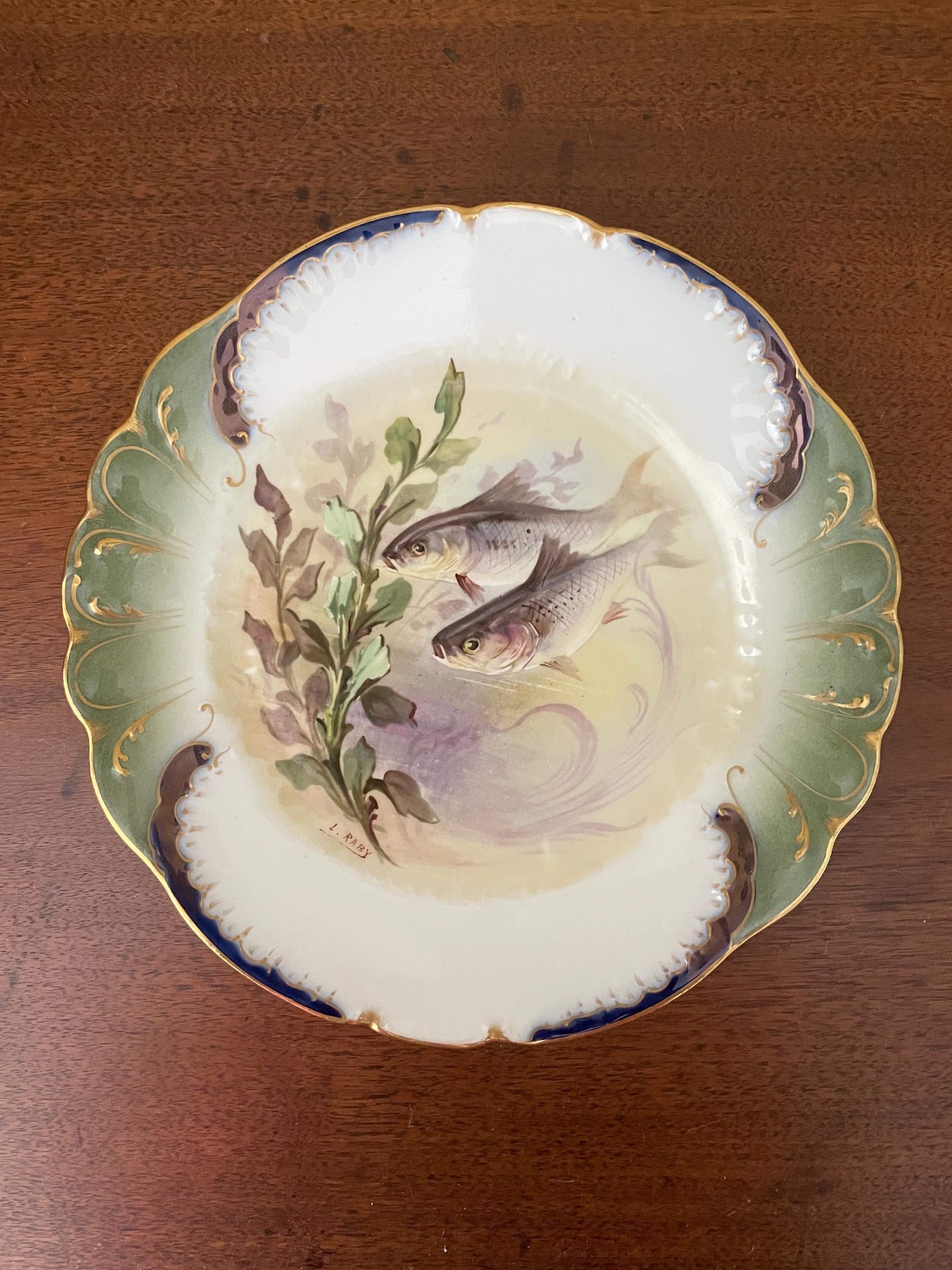 MEISSEN - ☆御専用 W.Guerin ウィリアム・ゲラン／金彩金盛 ディナー皿 ② Wm Guerin Limoges - Etsy