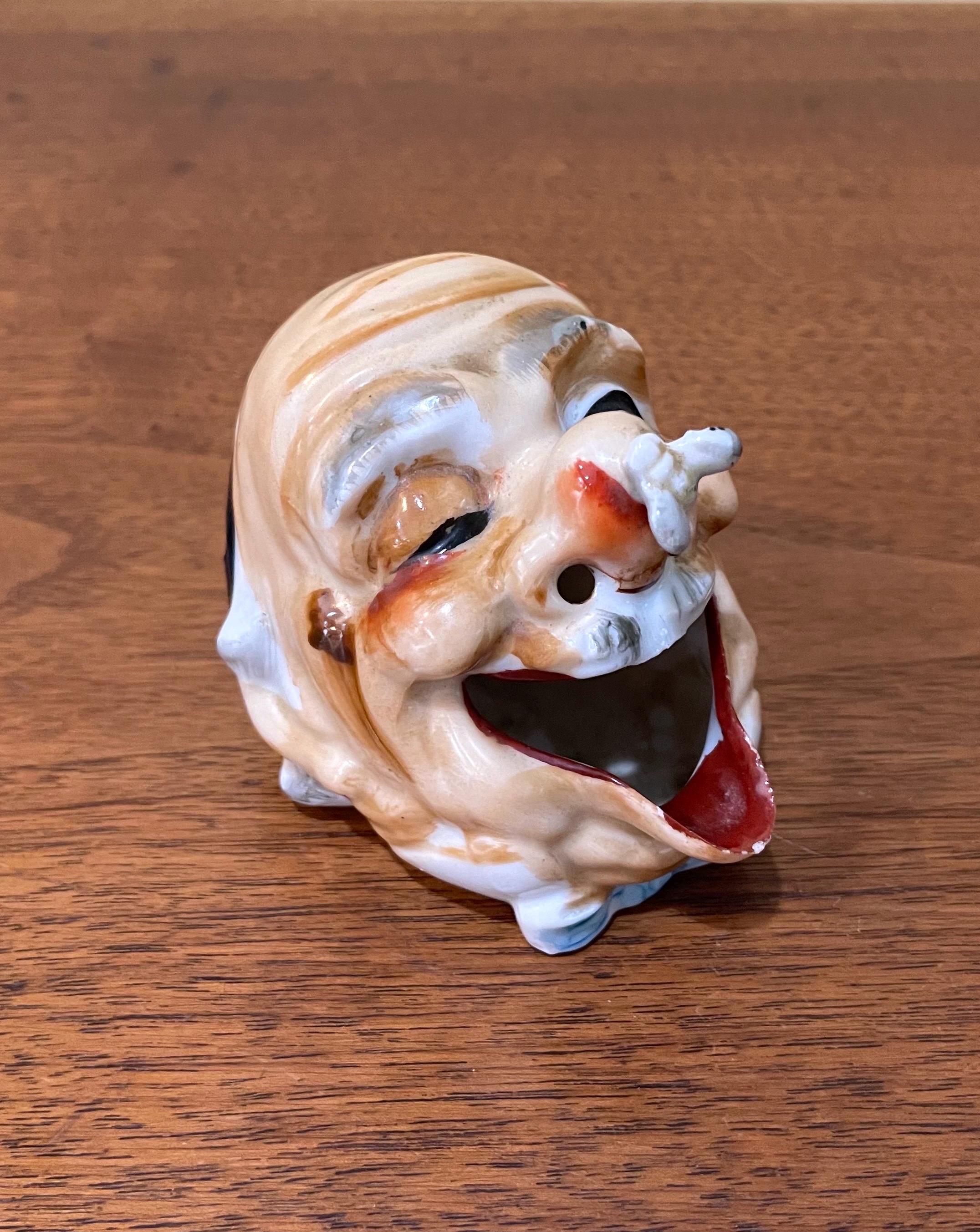 1950s スカル灰皿 陶器 ビンテージKEEP ON SMOKING Nose Ashtrays - Etsy