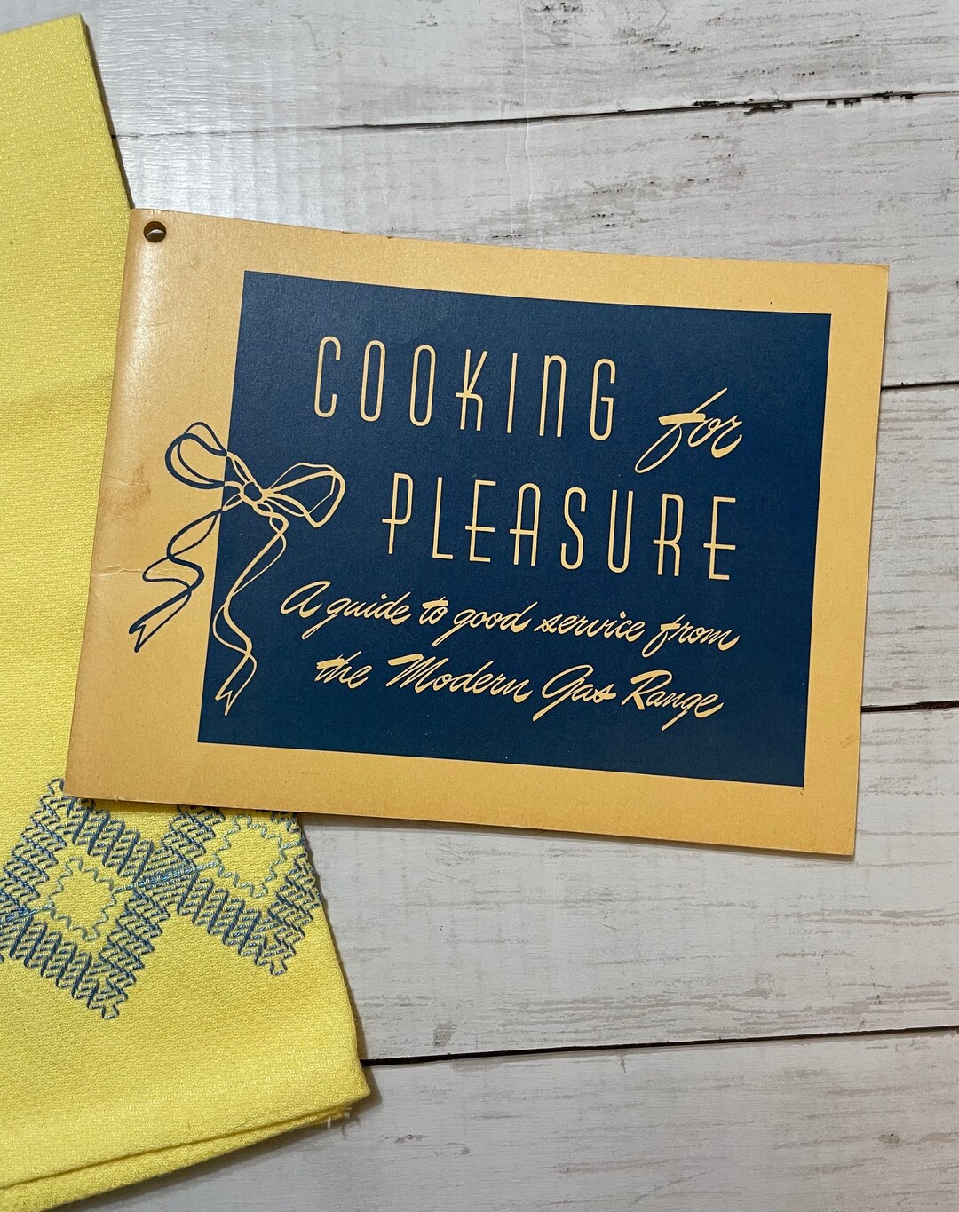 Vintage 1940s Modern Gas Range Guide Cooking for Pleasure Washington