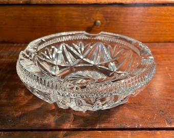 エレガントなクリスタルガラスの灰皿ヴィンテージ70年代 - Etsy 日本