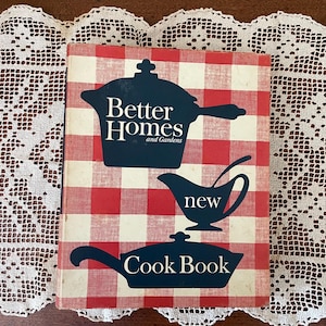 Vintage Better Homes & Gardens New Cook Book Binder 1965 Seventh Printing Cookbook